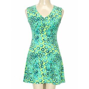 Title Nine Floral Athletic Dress Pickleball Stretch Travel Tennis Golf XS